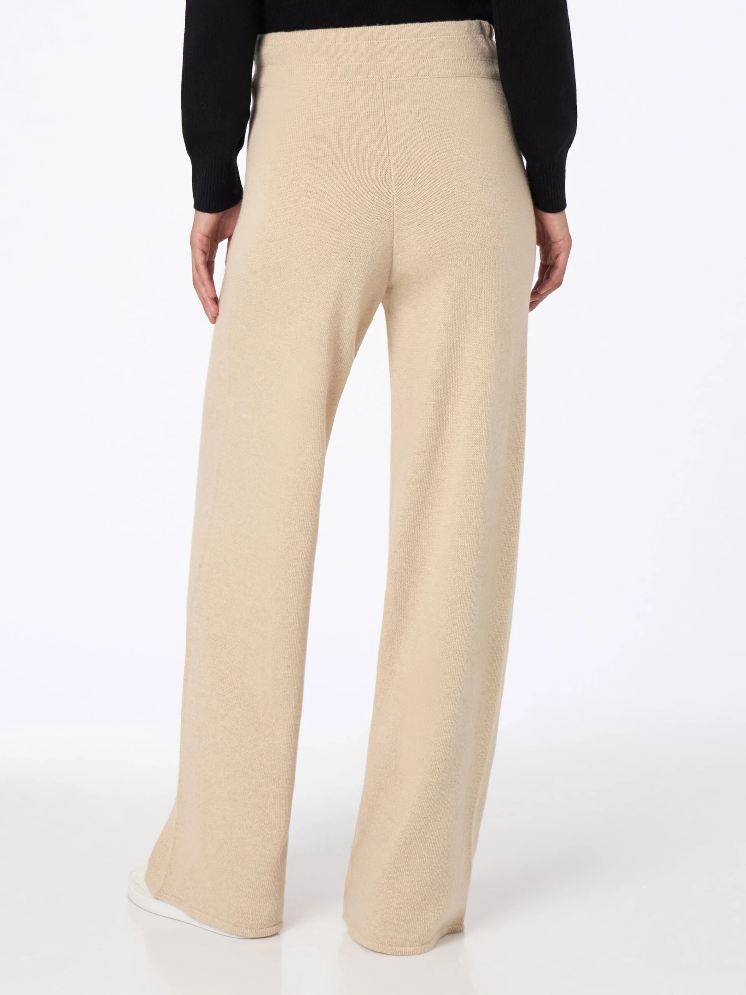 MC2 Saint Barth Woman Beige Cashmere Blend Knit Pants Cambon 6 MC2 Saint Barth Woman Beige Cashmere Blend Knit Pants Cambon - Image 4