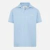 MC2 Saint Barth Light Blue Cotton Piquet Buttonless Polo Shirt Charles Jr 2 MC2 Saint Barth Light Blue Cotton Piquet Buttonless Polo Shirt Charles Jr -MC2 Saint Barth Shop UID CHS000200099H BOY POLOSHIRT SKY 01