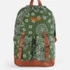 MC2 Saint Barth Canvas Backpack Cody With Green Bandanna Print -MC2 Saint Barth Shop UID COD000101876B ACCESSORY BACKPACK 0 20240717133500 1