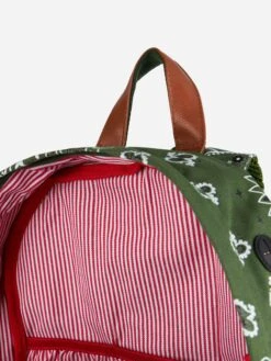 MC2 Saint Barth Canvas Backpack Cody With Green Bandanna Print -MC2 Saint Barth Shop UID COD000101876B ACCESSORY BACKPACK 0 20240717133500 4