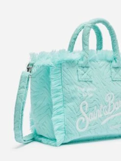 MC2 Saint Barth Colette Sponge Water Green Zebra Embossed Terry Handbag -MC2 Saint Barth Shop UID COL000501200H WOMAN BAG GREEN 0 0 20250320123502 2