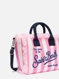 MC2 Saint Barth Colette Sponge Pink Striped Terry Handbag -MC2 Saint Barth Shop UID COL000501507H ACCESSORY BAG PINK STRIPES MC2 20250626080012 2