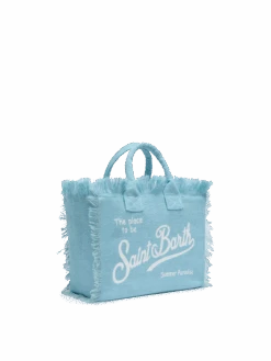 MC2 Saint Barth Colette Linen Light Blue Handbag 9 MC2 Saint Barth Colette Linen Light Blue Handbag -MC2 Saint Barth Shop UID COL001800318H ACCESSORY BAG BLUE 0 0 3