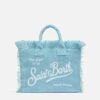 MC2 Saint Barth Colette Linen Light Blue Handbag -MC2 Saint Barth Shop UID COL001800318H ACCESSORY BAG BLUE 1