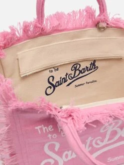 MC2 Saint Barth Colette Linen Pink Handbag -MC2 Saint Barth Shop UID COL001801332H ACCESSORY BAG PINK 0 0 20250324143501 4