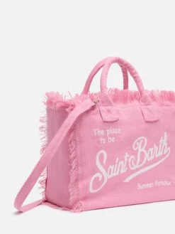MC2 Saint Barth Colette Linen Pink Handbag -MC2 Saint Barth Shop UID COL001801332H ACCESSORY BAG PINK 0 0 20250324153500 2