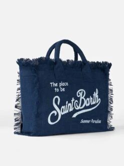 MC2 Saint Barth Colette Linen Navy Blue Handbag 10 MC2 Saint Barth Colette Linen Navy Blue Handbag -MC2 Saint Barth Shop UID COL001801897H ACCESSORY BAG BLUE 20240524173500 2