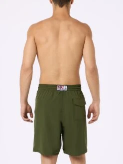 MC2 Saint Barth Military Green Long Stretch Comfort Surf Swim Shorts 9 MC2 Saint Barth Military Green Long Stretch Comfort Surf Swim Shorts -MC2 Saint Barth Shop UID COM000200270F MAN SWIMSHORT GREEN 20240620113500 5