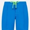 MC2 Saint Barth Long Stretch Bluette Comfort Surf Swim Shorts -MC2 Saint Barth Shop UID COM000200369DUID COM000200369D bluette surf swim shorts 1