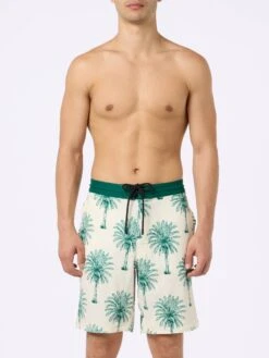 MC2 Saint Barth Long Stretch Comfort Surf Swim Shorts With Palm Print -MC2 Saint Barth Shop UID COM000202873F MAN SWIMSHORT BOTANICALPALM10 20240620110950 3