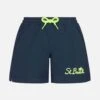 MC2 Saint Barth Boy Comfort Navy Blue Swim Shorts -MC2 Saint Barth Shop UID COM000400364D boy swimwear comfort blue 01