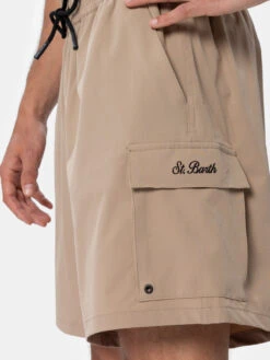 MC2 Saint Barth Beige Classic Stretch Comfort Travel Swim Shorts 9 MC2 Saint Barth Beige Classic Stretch Comfort Travel Swim Shorts -MC2 Saint Barth Shop UID COM000600055F MAN SWIMSHORT WHITE 3