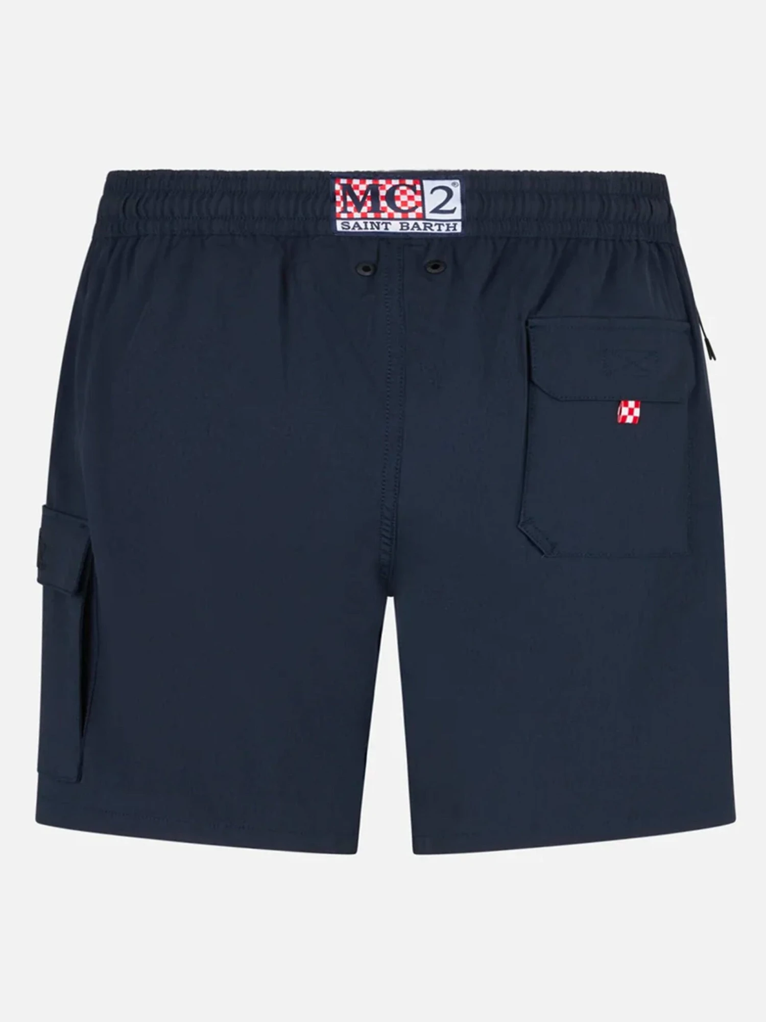 MC2 Saint Barth Man Blue Navy Comfort And Stretch Swim Shorts 4 MC2 Saint Barth Man Blue Navy Comfort And Stretch Swim Shorts - Image 2