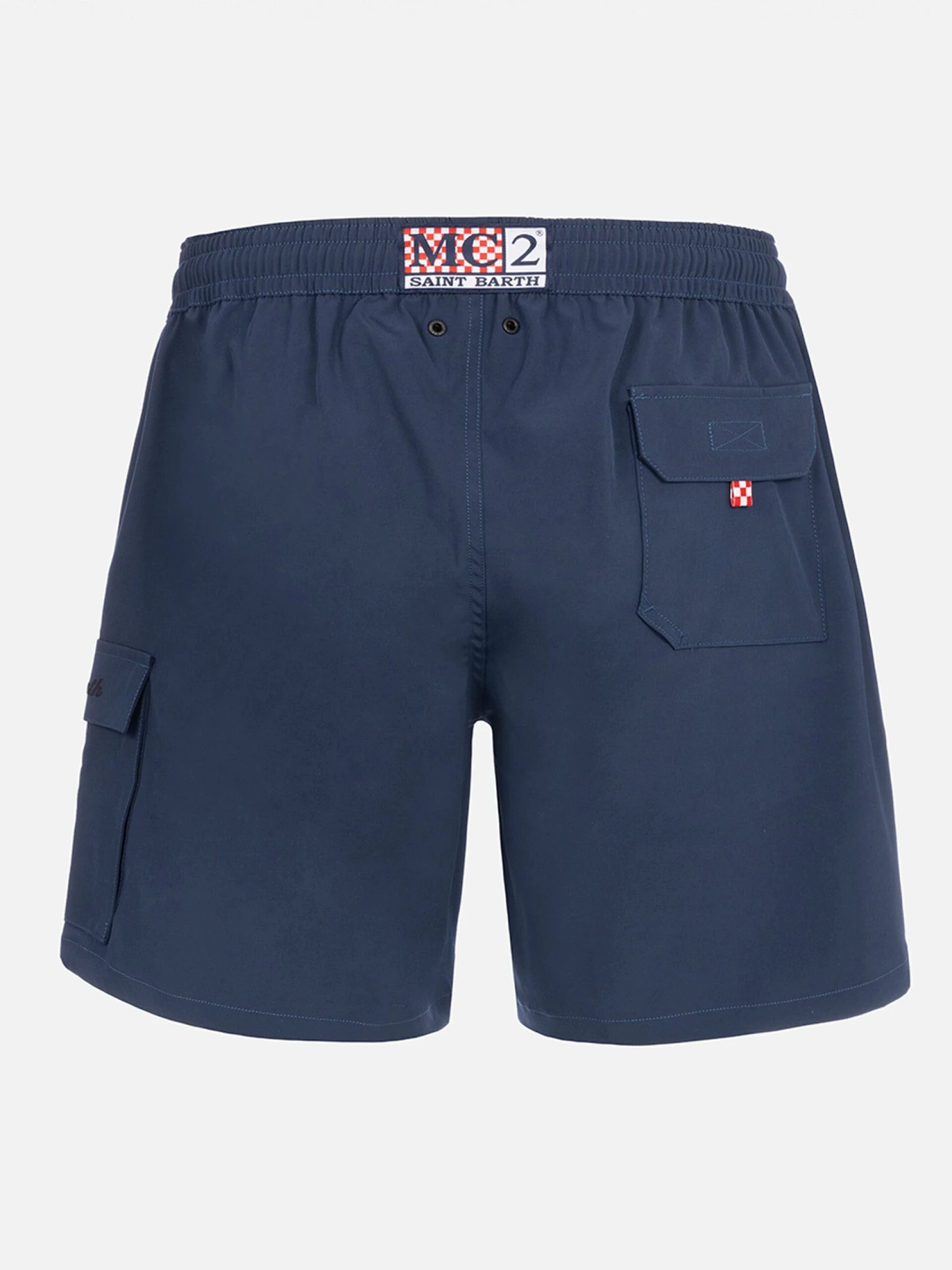 MC2 Saint Barth Blue Classic Stretch Comfort Travel Swim Shorts 4 MC2 Saint Barth Blue Classic Stretch Comfort Travel Swim Shorts - Image 2
