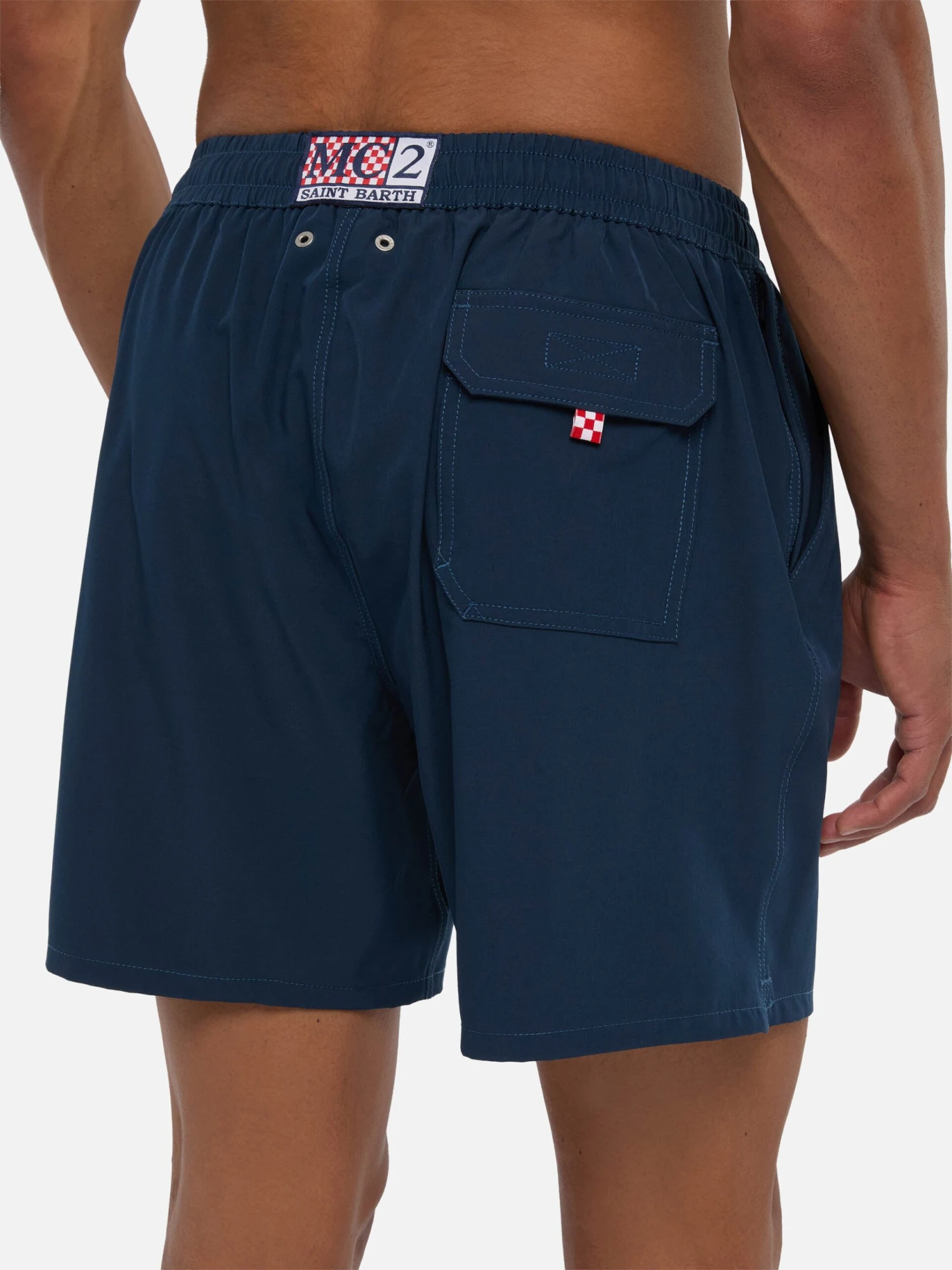 MC2 Saint Barth Navy Blue Comfort Swim Shortswith St. Barth Embroidery 8 MC2 Saint Barth Navy Blue Comfort Swim Shortswith St. Barth Embroidery - Image 6