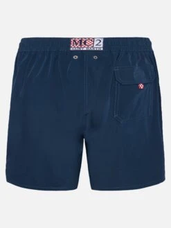 MC2 Saint Barth Navy Blue Comfort Swim Shortswith St. Barth Embroidery 9 MC2 Saint Barth Navy Blue Comfort Swim Shortswith St. Barth Embroidery -MC2 Saint Barth Shop UID COM000700106H MAN SWIMSHORT BLUE PLAIN.COLOR MC2 6