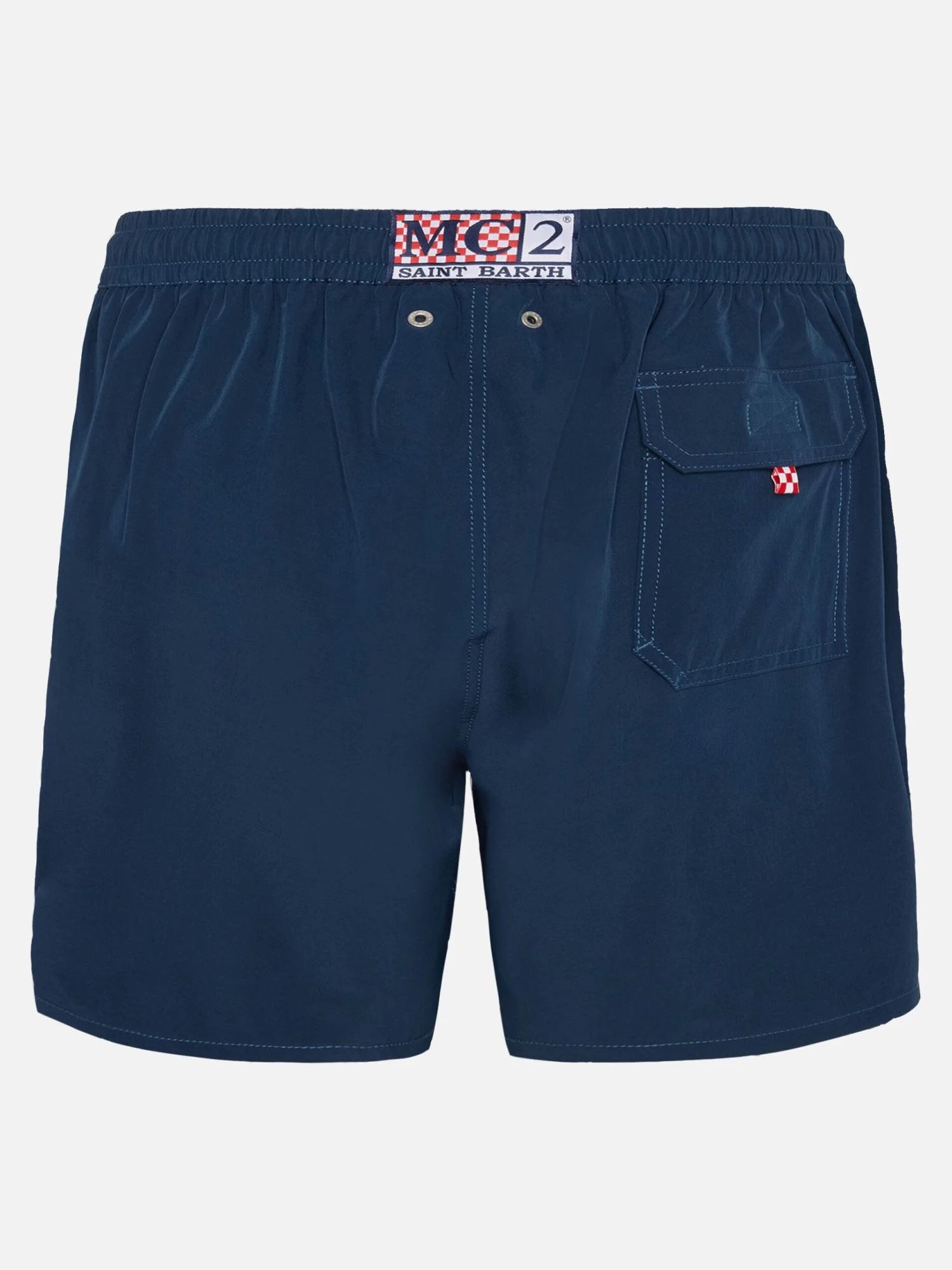 MC2 Saint Barth Navy Blue Comfort Swim Shortswith St. Barth Embroidery 4 MC2 Saint Barth Navy Blue Comfort Swim Shortswith St. Barth Embroidery - Image 2