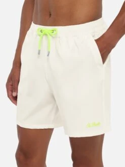 MC2 Saint Barth White Comfort Swim Shortswith St. Barth Embroidery -MC2 Saint Barth Shop UID COM000701573H MAN SWIMSHORT WHITE PLAIN.COLOR MC2 2