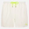 MC2 Saint Barth White Comfort Swim Shortswith St. Barth Embroidery
