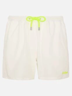 MC2 Saint Barth White Comfort Swim Shortswith St. Barth Embroidery