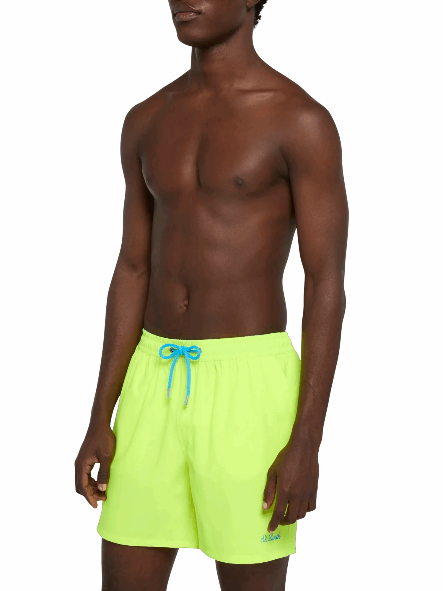 MC2 Saint Barth Fluo Yellow Comfort Swim Shortswith St. Barth Embroidery 5 MC2 Saint Barth Fluo Yellow Comfort Swim Shortswith St. Barth Embroidery - Image 3