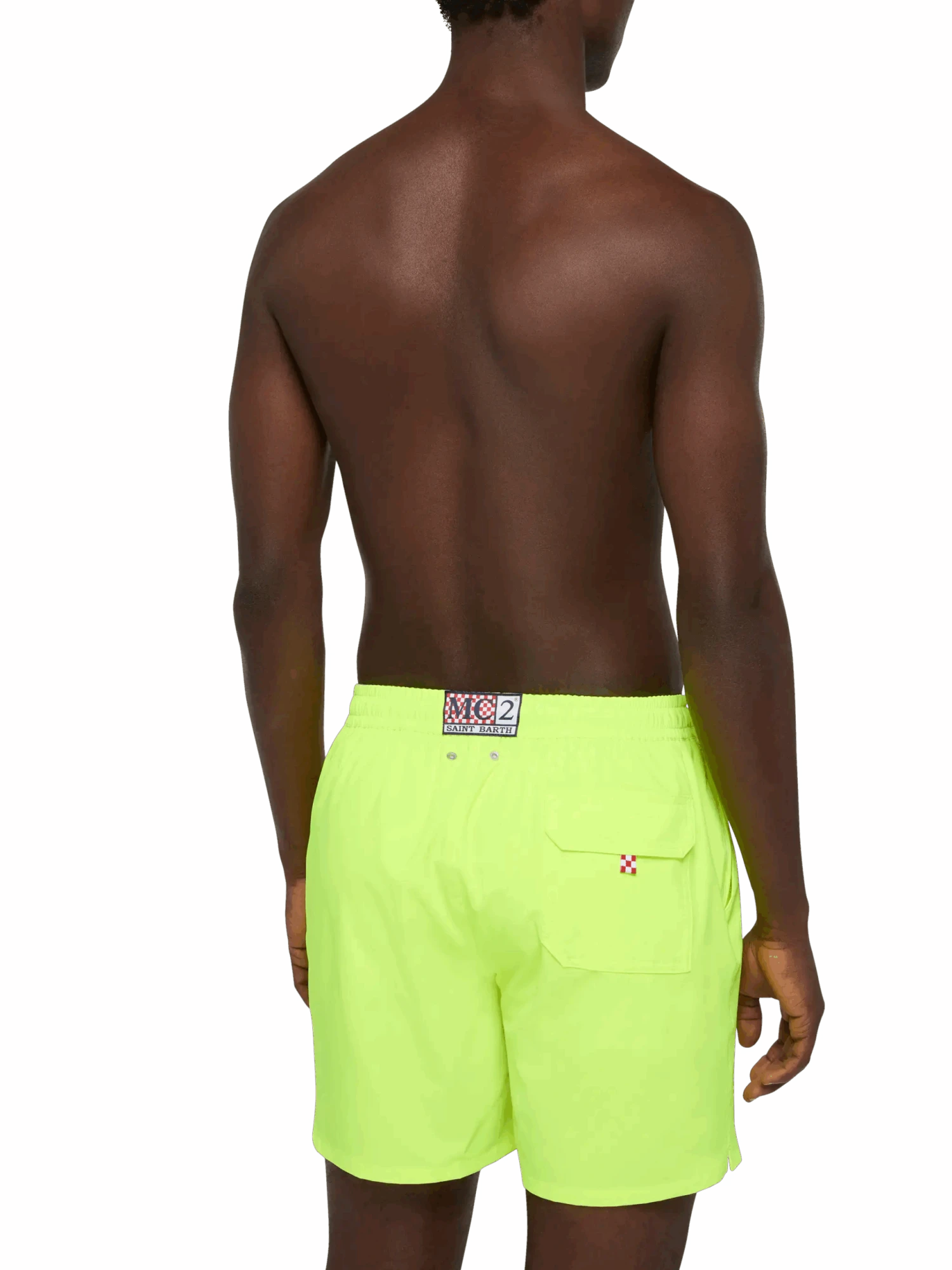 MC2 Saint Barth Fluo Yellow Comfort Swim Shortswith St. Barth Embroidery 7 MC2 Saint Barth Fluo Yellow Comfort Swim Shortswith St. Barth Embroidery - Image 5