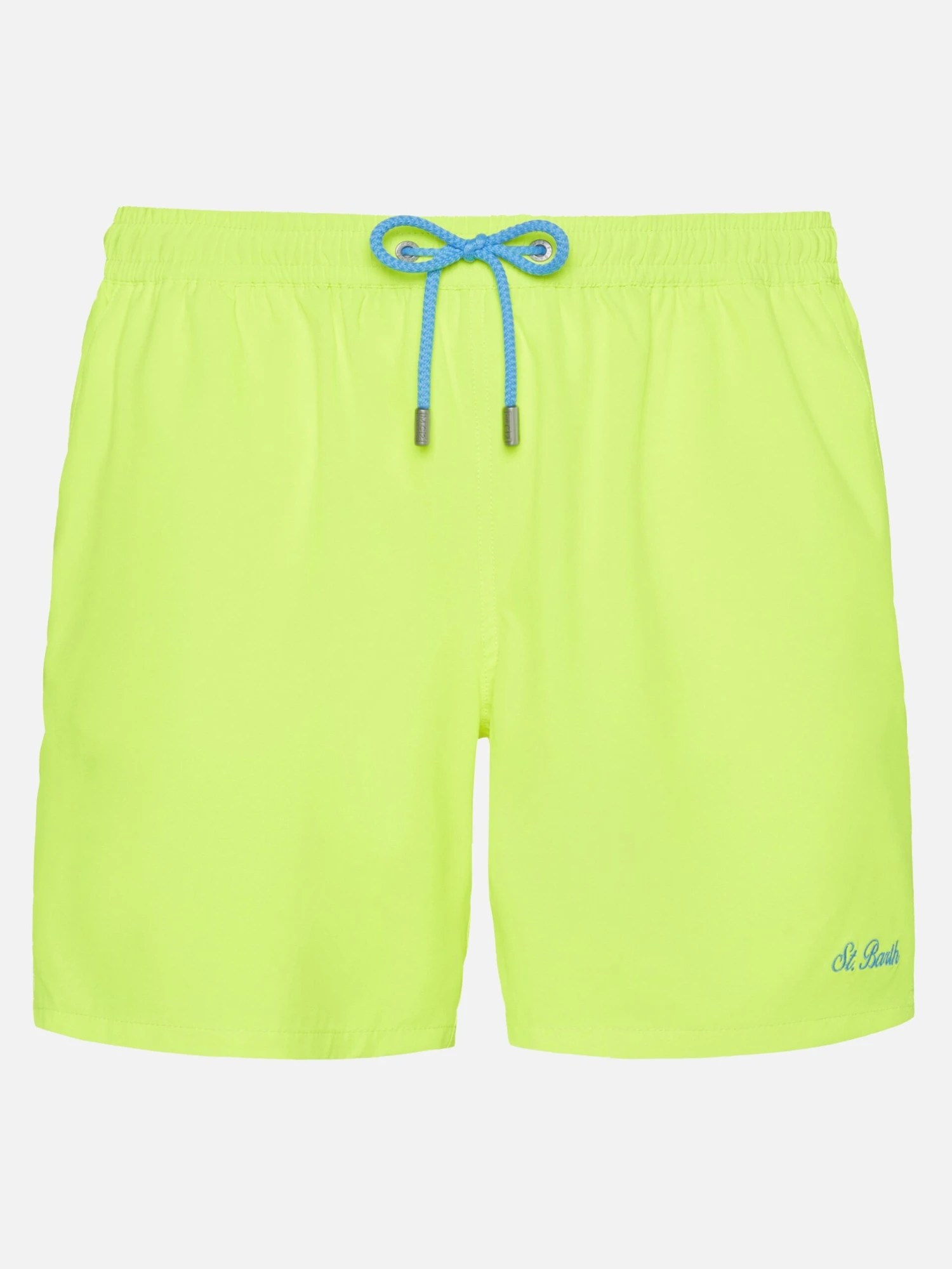 MC2 Saint Barth Fluo Yellow Comfort Swim Shortswith St. Barth Embroidery 3 MC2 Saint Barth Fluo Yellow Comfort Swim Shortswith St. Barth Embroidery