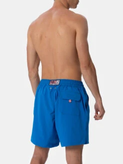 MC2 Saint Barth Bluette Classic Stretch Comfort Swim Shorts -MC2 Saint Barth Shop UID COM000703534F MAN SWIMSHORT SKY SOLID COLOR 2