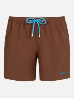 MC2 Saint Barth Brown Classic Stretch Comfort Swim Shorts