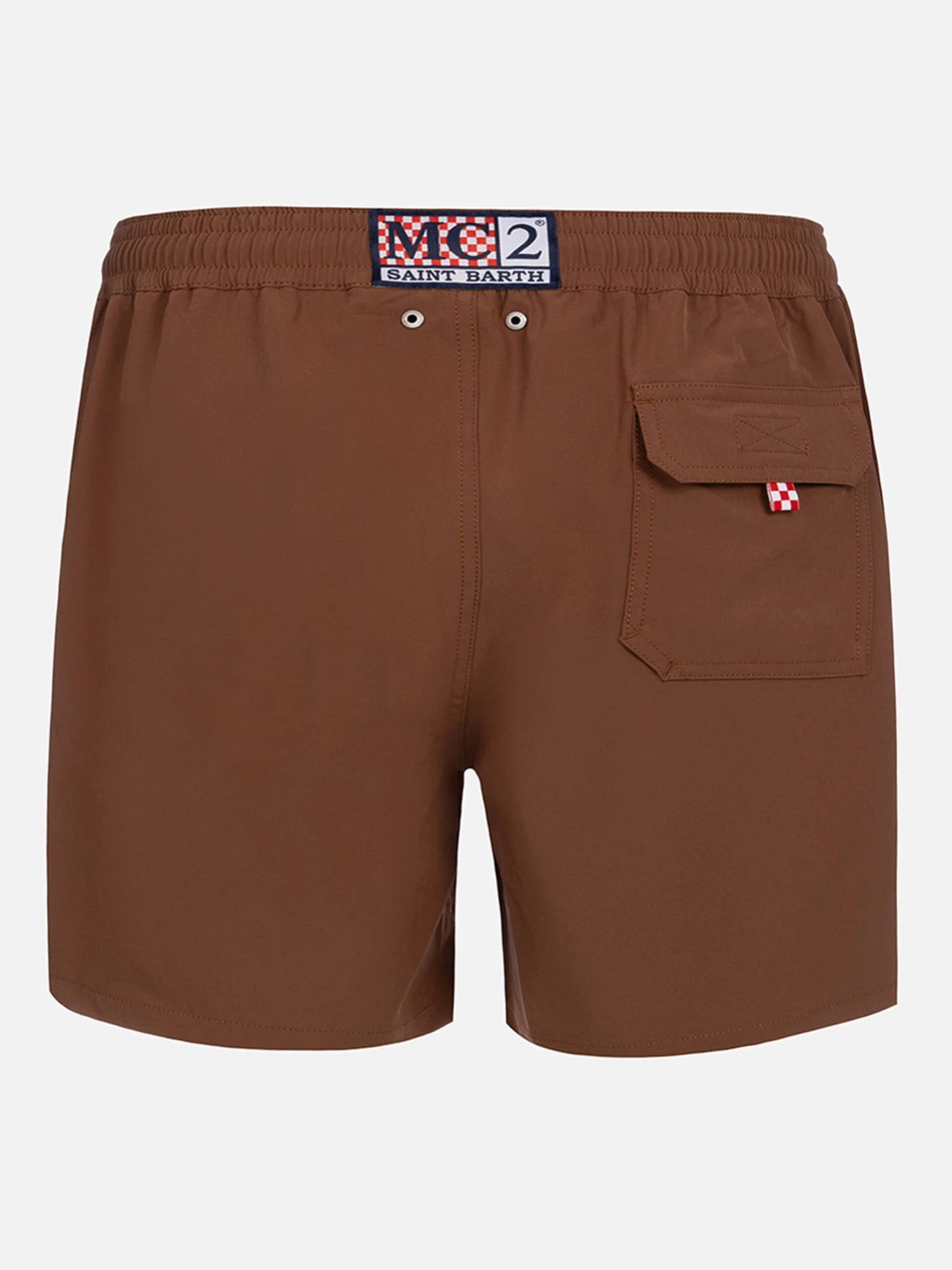 MC2 Saint Barth Brown Classic Stretch Comfort Swim Shorts 4 MC2 Saint Barth Brown Classic Stretch Comfort Swim Shorts - Image 2