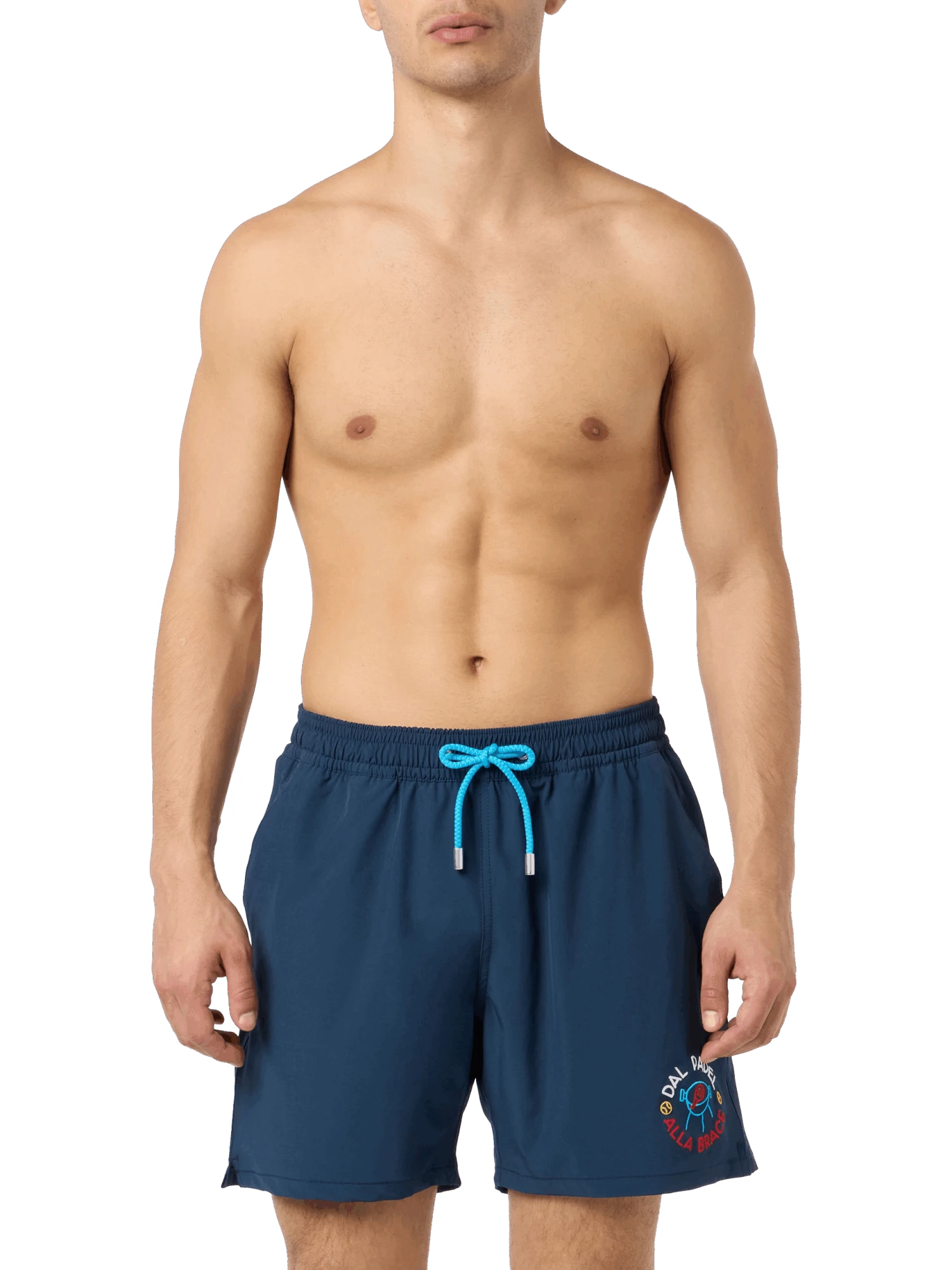 MC2 Saint Barth Comfort Classic Stretch Swim Shorts With Dal Padel Alla Brace Embroidery | INSULTI LUMINOSI SPECIAL EDITION 5 MC2 Saint Barth Comfort Classic Stretch Swim Shorts With Dal Padel Alla Brace Embroidery | INSULTI LUMINOSI SPECIAL EDITION - Image 3