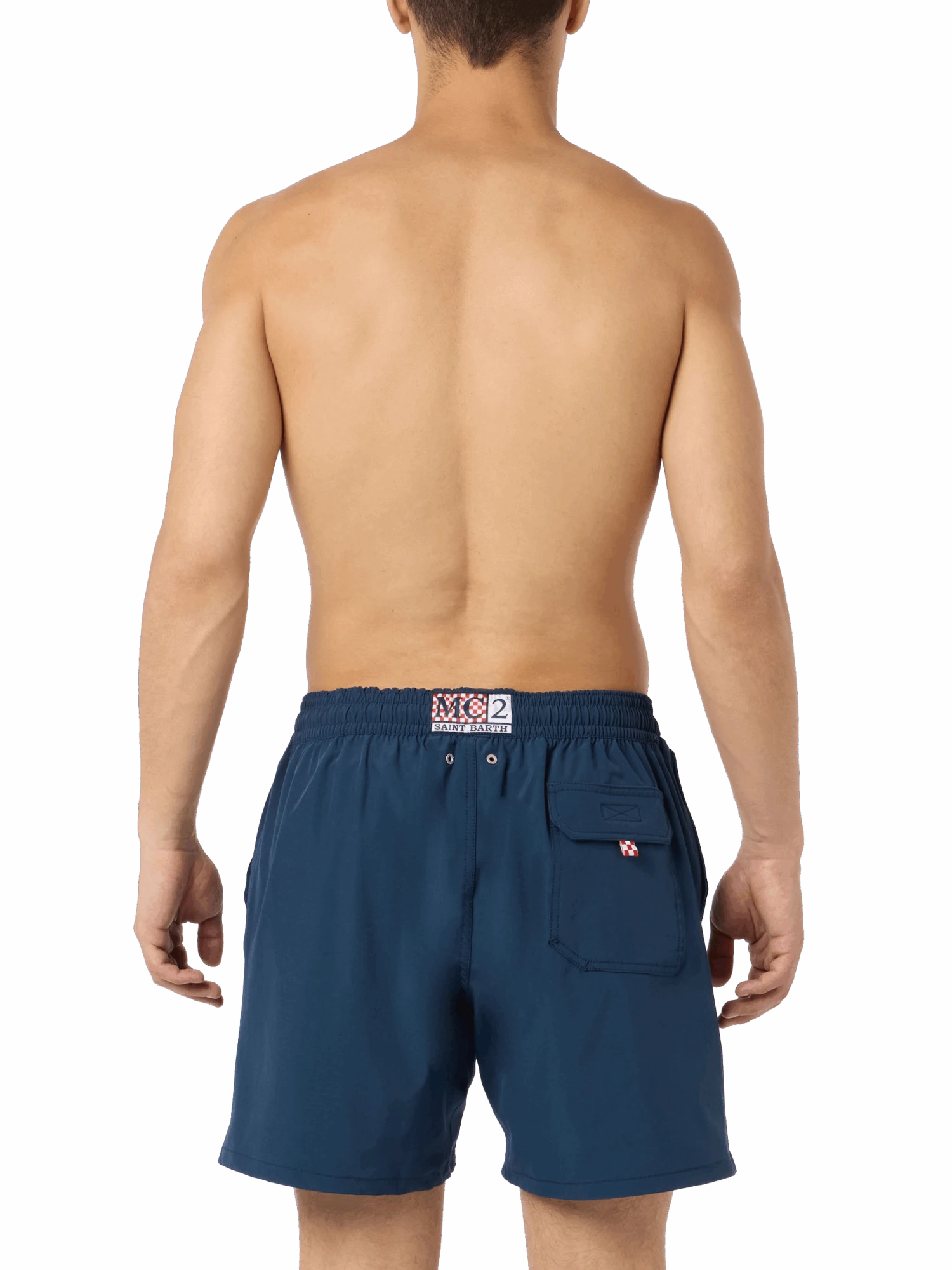 MC2 Saint Barth Comfort Classic Stretch Swim Shorts With Dal Padel Alla Brace Embroidery | INSULTI LUMINOSI SPECIAL EDITION 6 MC2 Saint Barth Comfort Classic Stretch Swim Shorts With Dal Padel Alla Brace Embroidery | INSULTI LUMINOSI SPECIAL EDITION - Image 4
