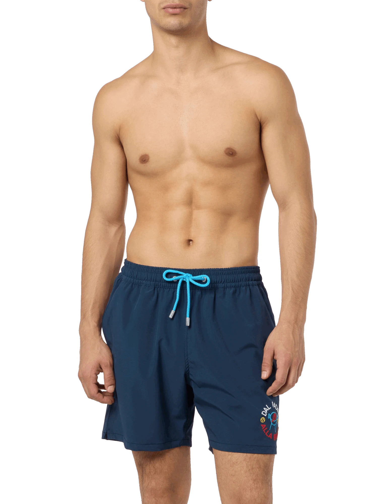 MC2 Saint Barth Comfort Classic Stretch Swim Shorts With Dal Padel Alla Brace Embroidery | INSULTI LUMINOSI SPECIAL EDITION 7 MC2 Saint Barth Comfort Classic Stretch Swim Shorts With Dal Padel Alla Brace Embroidery | INSULTI LUMINOSI SPECIAL EDITION - Image 5