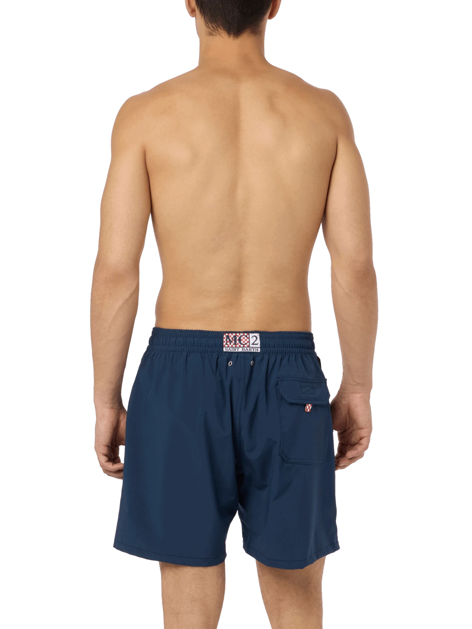 MC2 Saint Barth Comfort Classic Stretch Swim Shorts With Dal Padel Alla Brace Embroidery | INSULTI LUMINOSI SPECIAL EDITION 8 MC2 Saint Barth Comfort Classic Stretch Swim Shorts With Dal Padel Alla Brace Embroidery | INSULTI LUMINOSI SPECIAL EDITION - Image 6