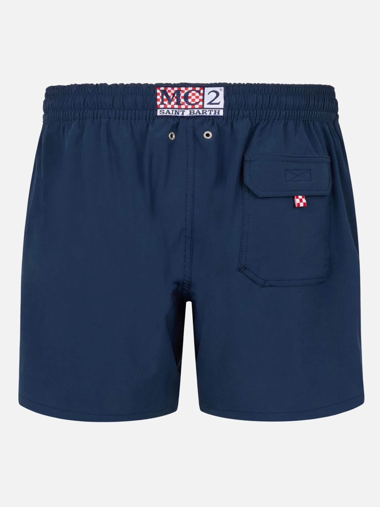 MC2 Saint Barth Comfort Classic Stretch Swim Shorts With Dal Padel Alla Brace Embroidery | INSULTI LUMINOSI SPECIAL EDITION 4 MC2 Saint Barth Comfort Classic Stretch Swim Shorts With Dal Padel Alla Brace Embroidery | INSULTI LUMINOSI SPECIAL EDITION - Image 2