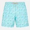 MC2 Saint Barth Man Stretch Fabric Comfort Swim Shorts With Sea Star Print -MC2 Saint Barth Shop UID COM000900441D starfish comfort swimshorts man 1