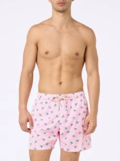 MC2 Saint Barth Comfort Light Classic Stretch Swim Shorts With Sea Turtles Print -MC2 Saint Barth Shop UID COM000900830F MAN SWIMSHORT PINK 20240618083500 4