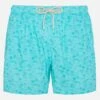 MC2 Saint Barth Comfort Light Swim Shorts With Hawaiian Print