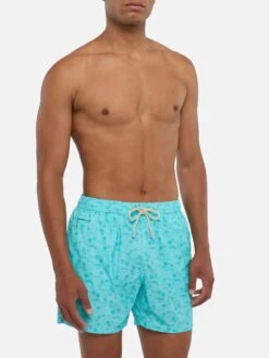 MC2 Saint Barth Comfort Light Swim Shorts With Hawaiian Print 10 MC2 Saint Barth Comfort Light Swim Shorts With Hawaiian Print -MC2 Saint Barth Shop UID COM000901153H MAN SWIMSHORT GREEN MARINELIFE MC2 20250704173518 1