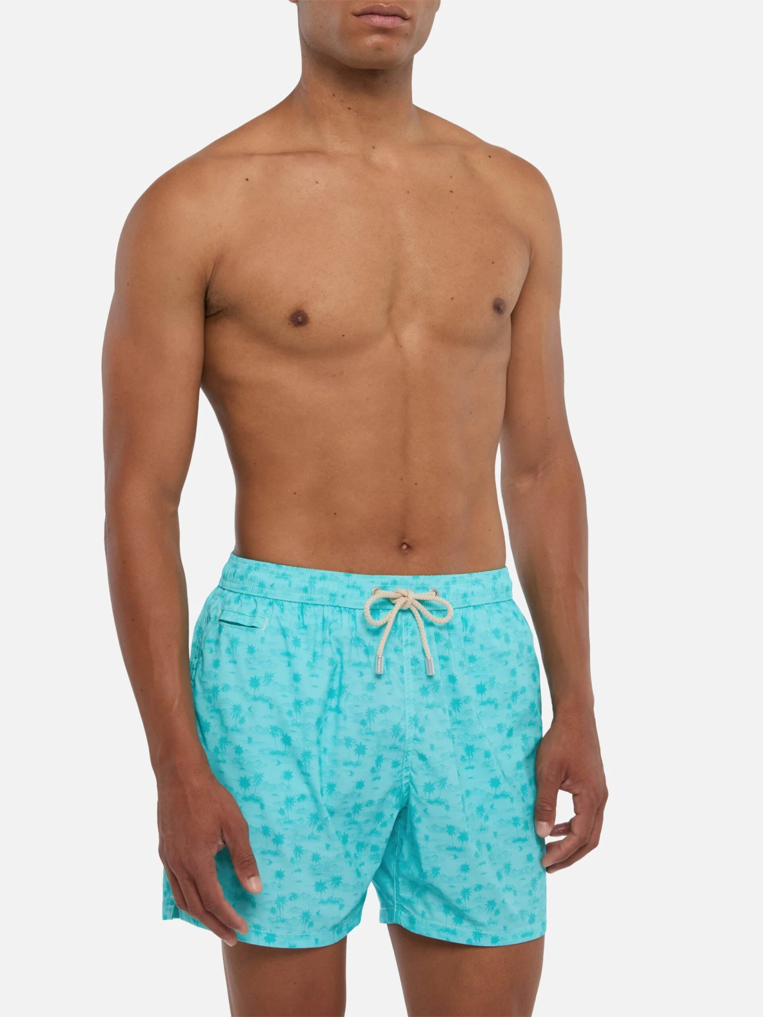 MC2 Saint Barth Comfort Light Swim Shorts With Hawaiian Print 5 MC2 Saint Barth Comfort Light Swim Shorts With Hawaiian Print - Image 3