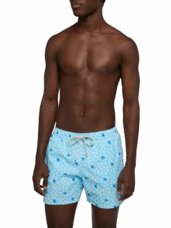 MC2 Saint Barth Comfort Light Swim Shorts With Sea Turtle Print -MC2 Saint Barth Shop UID COM000901448H MAN SWIMSHORT BLUE MARINELIFE 0 20250507103510 1