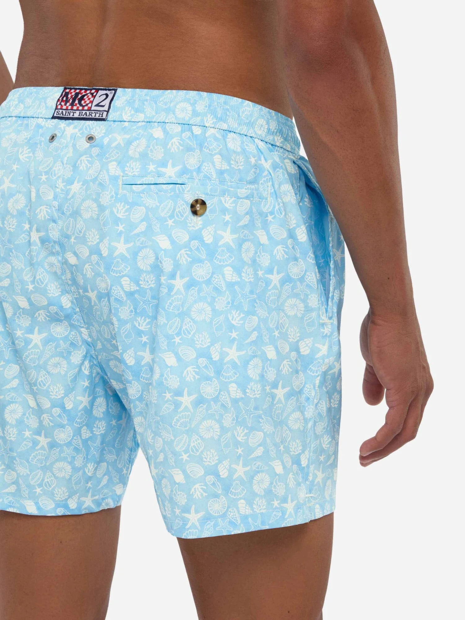MC2 Saint Barth Comfort Light Swim Shorts With Shells Print 8 MC2 Saint Barth Comfort Light Swim Shorts With Shells Print - Image 6