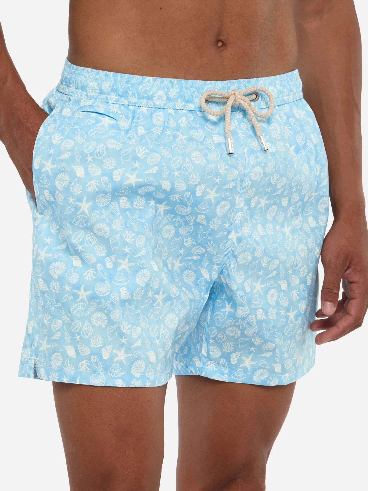 MC2 Saint Barth Comfort Light Swim Shorts With Shells Print 6 MC2 Saint Barth Comfort Light Swim Shorts With Shells Print - Image 4
