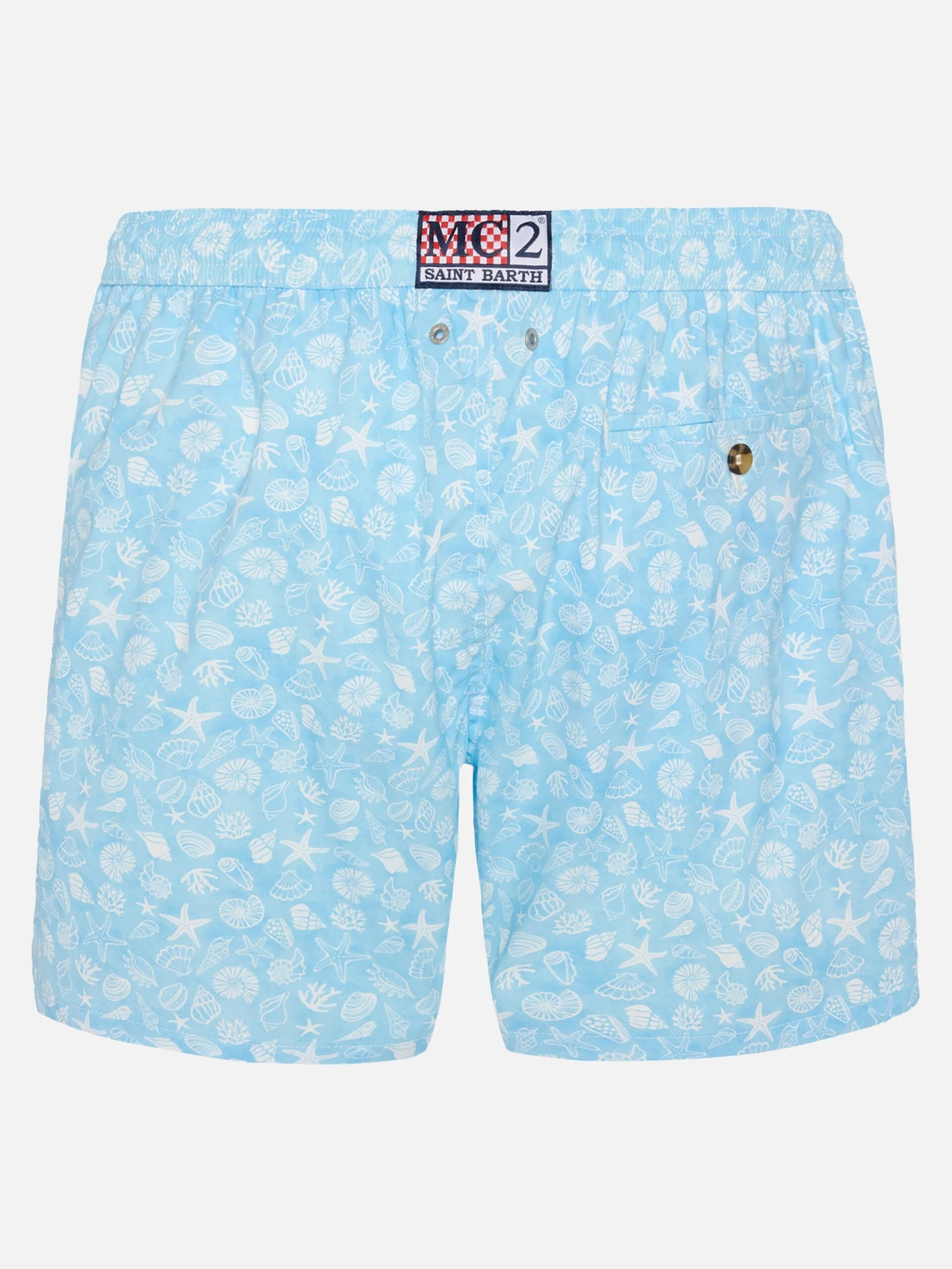 MC2 Saint Barth Comfort Light Swim Shorts With Shells Print 4 MC2 Saint Barth Comfort Light Swim Shorts With Shells Print - Image 2