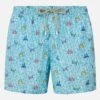 MC2 Saint Barth Comfort Light Swim Shorts With Crabs Print -MC2 Saint Barth Shop UID COM000902163H MAN SWIMSHORT WHITE 1