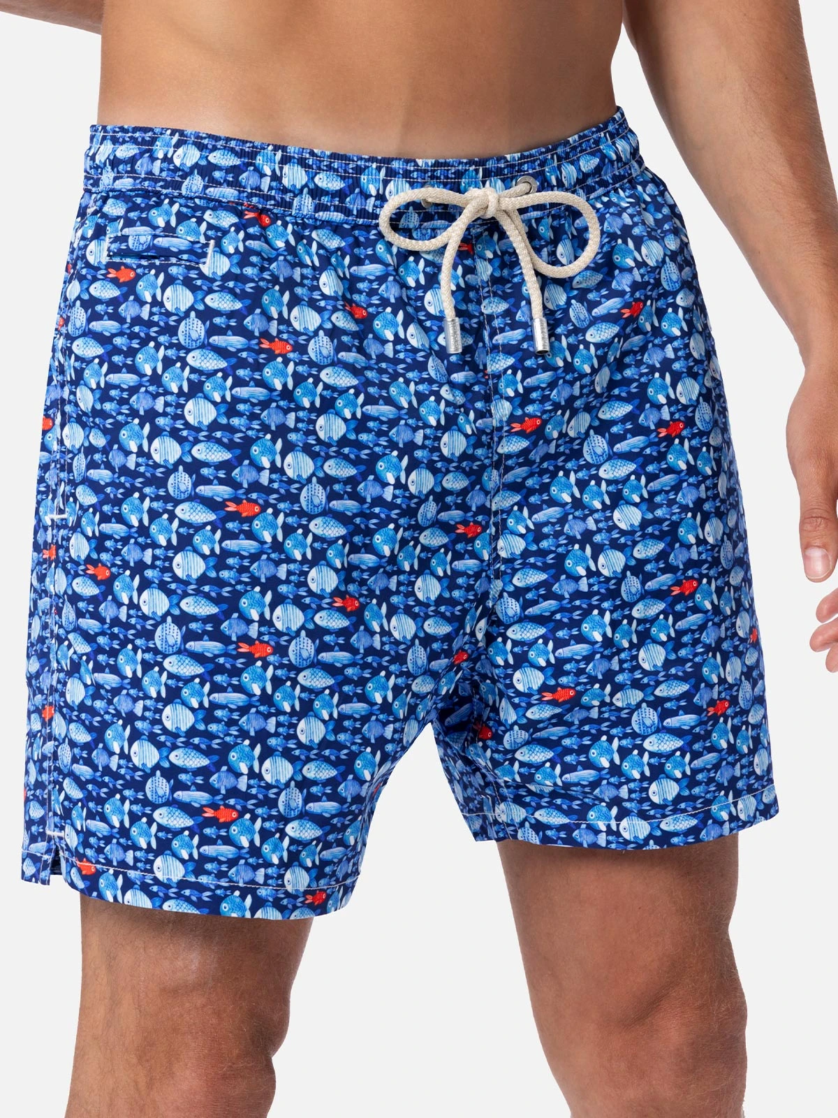 MC2 Saint Barth Comfort Light Classic Stretch Swim Shorts With Fishes Print 6 MC2 Saint Barth Comfort Light Classic Stretch Swim Shorts With Fishes Print - Image 4