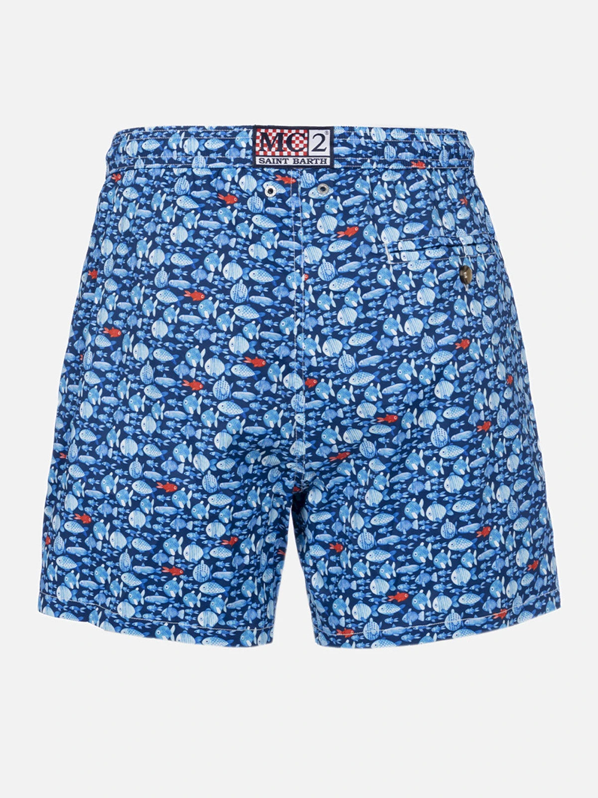MC2 Saint Barth Comfort Light Classic Stretch Swim Shorts With Fishes Print 4 MC2 Saint Barth Comfort Light Classic Stretch Swim Shorts With Fishes Print - Image 2