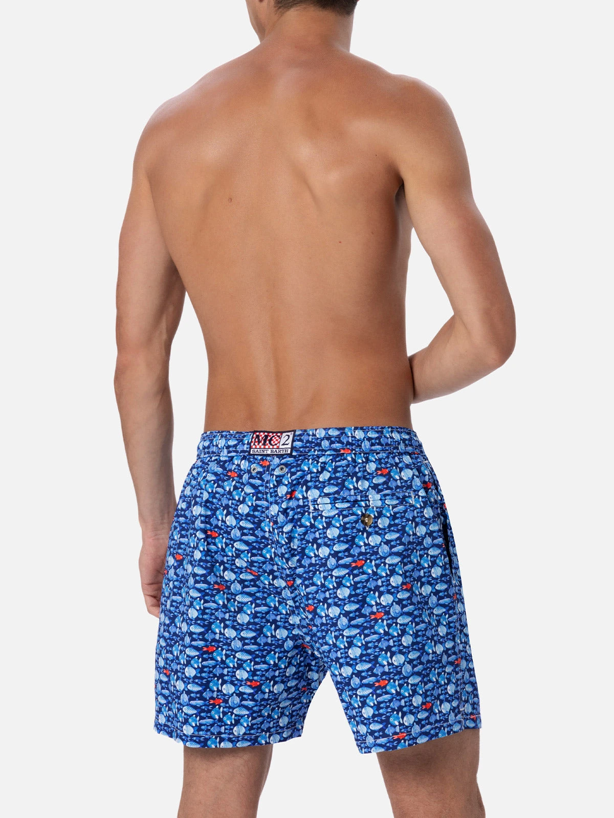 MC2 Saint Barth Comfort Light Classic Stretch Swim Shorts With Fishes Print 7 MC2 Saint Barth Comfort Light Classic Stretch Swim Shorts With Fishes Print - Image 5
