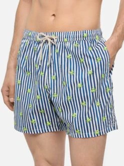 MC2 Saint Barth Comfort Light Swim Shorts With Octopus Print -MC2 Saint Barth Shop UID COM000907131H MAN SWIMSHORT BLUE MARINELIFE MC2 2