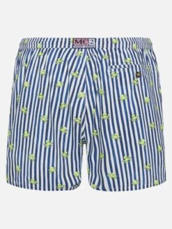 MC2 Saint Barth Comfort Light Swim Shorts With Octopus Print -MC2 Saint Barth Shop UID COM000907131H MAN SWIMSHORT BLUE MARINELIFE MC2 6